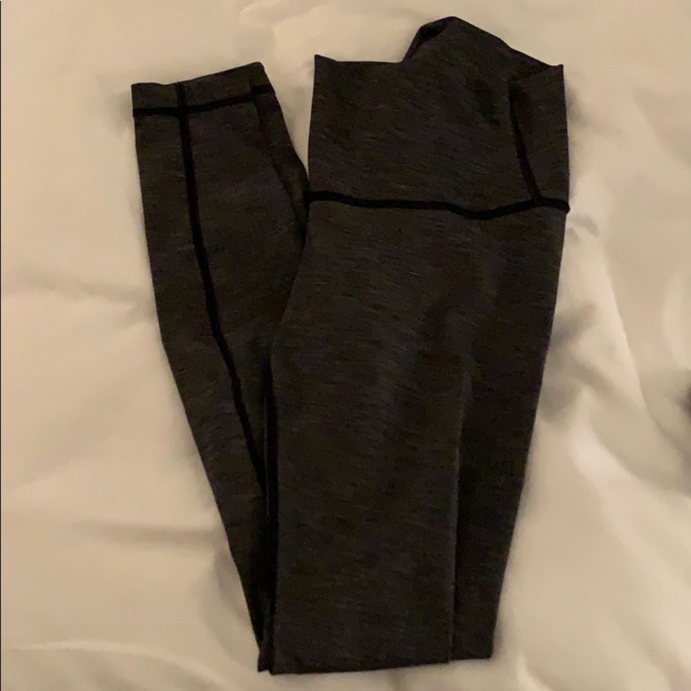 Gray leggings